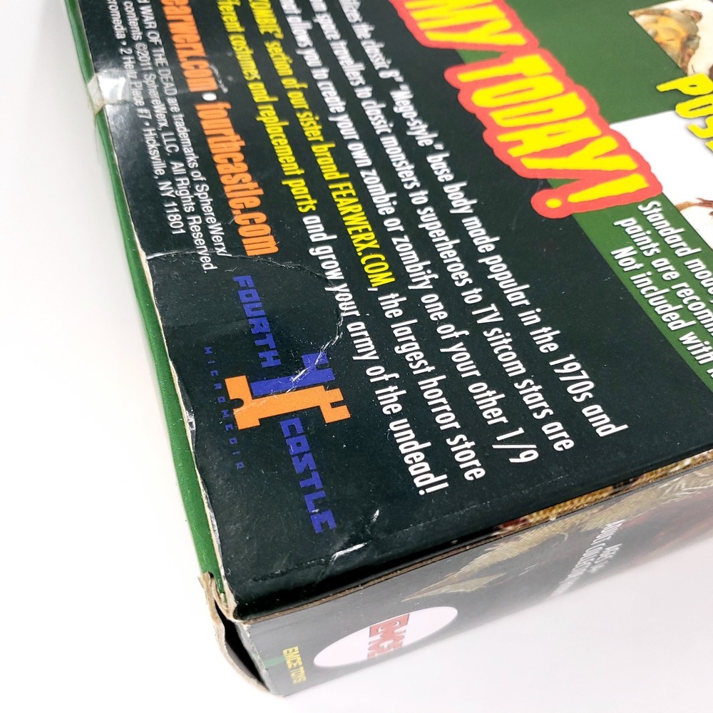 War of the Dead Create Your Own Zombie 1/9 Scale Figures Brand New Open Box - Picture 13 of 13